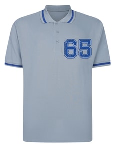 Bigdude 65 Pique Polo Light Blue